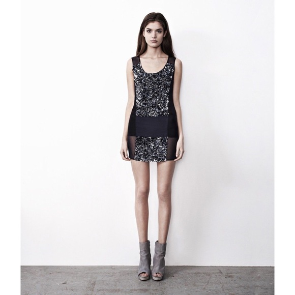 All Saints Dresses & Skirts - All Saints Hand Embellished Graffiti Dress, US 10